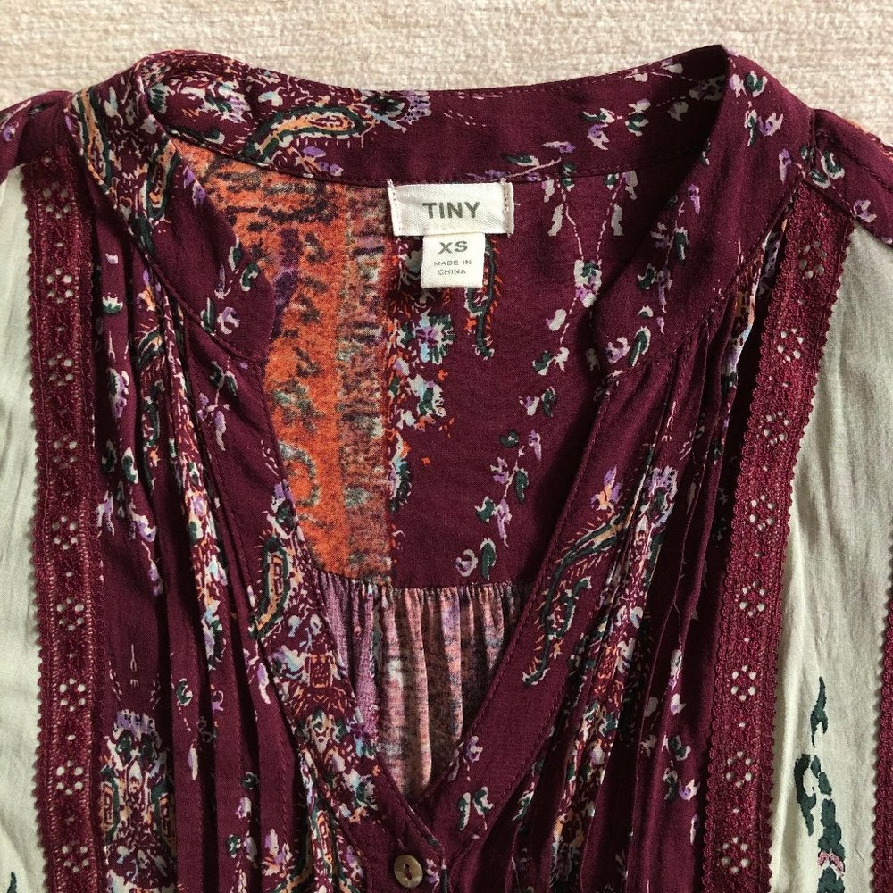 Anthropologie Tiny Patchwork Print Shirtdress - image 5